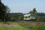 650 724 der agilis von Hof nach Bayreuth bei Martinlamitz, 02.09.2016