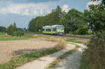 650 720 als ag 84586 von Marktredwitz nach Bayreuth bei Waldershof, 10.09.2016