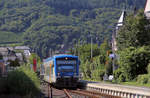 Im Bahnhof Traben-Trarbach konnte ich am 19. September 2017 die beiden Rhenus Veniro-VTs 650 131  Lily  (führend) und 650 132 Frida fotografieren.