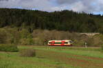 VT 247 als HzL 69867 (Rottweil-Geisingen Leipferdingen) bei Immendingen 19.5.21