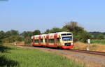 VT 243 und VT 241 als HzL 69725 (Villingen(Schwarzw) - Rottweil) bei Deißlingen 25.7.22