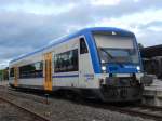 Der 650 131 von Rhenus Veniro wartet in Alzey auf die nchste Abfahrt nach Kirchheimbolanden.