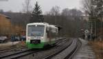 VT 115 als STB80515 (Eisfeld-Eisenach) in Frtha 11.4.13