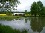 Ein 650er der Erfurter Bahn, zusehen am 29.05.13 bei Pllwitz.