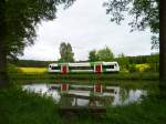 Ein 650er der Erfurter Bahn, zusehen am 29.05.13 bei Pllwitz.