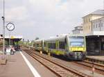 VT650 731 Agilis im Bahnhof Weiden in der Oberpfalz am 29.04.2014. 