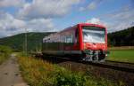 650 003 auf Dienstfahrt am 12.08.14 bei Haarbach.