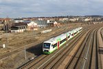 VT 313, VT 315, VT 314 zu sehen am 24.03.16 in Gera.