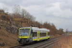 VT650.705 Agilis bei Burgkunstadt am 30.03.2016.