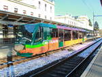 654 048-7 als Os 7110 nach Karlovy Vary dolni n. am 25. Februar 2018 in Marienbad.