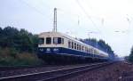 Mit starker Rauchfahne dieselt 624674 am 9.7.1987 um 14.55 Uhr auf der Fahrt nach Münster durch Osnabrück Hörne.