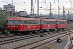 EVB mit 796 826-5,998 915-2 und 996 777-8 fährt in den Bremer Hbf. ein 5.8.2017