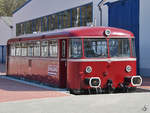 Ein Uerdinger Schienenbus wurde im Oldtimermuseum Prora zum Kassenhäuschen umfunktioniert.