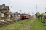 Oberhessiche Eisenbahnfreunde Schienenbus VT98 am 24.04.22 in Beienheim in der Wetterau