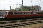 Der  Nebenbahnretter  am 01.07.07 in Mnchen. Der ehemalige Mhldorfer VS 998 840 steht auf Gleis 11 abgestellt. Heute ist der Schienenbus im Besitz der Passauer Eisenbahnfreunde.