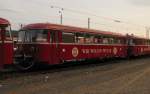 Frderverein Schienenbus e.V. 998 417-9 (95 80 09-98 417-9-D-DNV) als Sonderzug aus Stuttgart zu  Rhein in Flammen , im Bf Rdesheim (Rhein); 02.07.2011