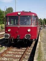Uerdinger Schienenbus der Passauer Eisenbahnfreunde am 15.08.12 in Waldkirchen 