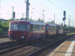 Zu den WM Spielen in Kaiserslautern fuhr die Pfalzbahn mit ihrer Garnitur VT-VB_VS Sonderzge ab Worms.