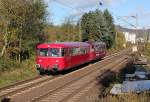 796 796-0 (Ruhrtalbahn) und 998 784-4 (Ruhrtalbahn) in Bad Honnef am 9.11.2013