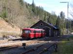 998 744-7 war am 20.03.14 in Nordhalben zusehen.