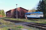 798 01 DRE steht bei der Wiesentatalbahn am 07.11.15 in Schleiz.