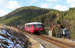 Auch heute am 04.03.18 ging es nochmal zum Ferkel. 772 141 ist hier zu sehen als RB 29884 in Obstfelderschmiede.