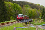 Am 14. Mai 2015 waren 172 132 und 172 171 durch Dittersdorf als Sonderzug von Chemnitz nach Schwarzenberg im Zwönitztal unterwegs.