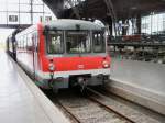 772 342-2 in Farben der Deutschen Bahn, hier auf dem Ausstelluungsgleis in Leipzig Hbf, 2005