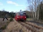 Am 30.12.13 gab es eine Abschlussfahrt mit 171 056 zwischen Schönberg/v.