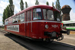 Der Sonderzug der Wisentatalbahn in Gera. Foto 30.05.15