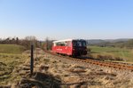 772 140 war am 18.03.15 wieder im Plandienst zwischen Rottenbach und Katzhütte eingesetzt. Hier zu sehen in Bechstedt.