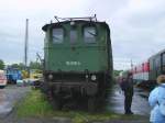 116 008 in Darmstadt Kranichstein whrend der 7.Eisenbahntage.