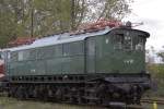 E 44 507 am 08.10.2011 beim Eisenbahnfest im Bahnmuseum Bw Weimar.