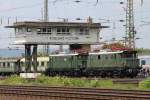 E44 002 und E44 046 am 2.6.12 bei der Lokparade in Koblenz-Ltzel.