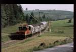 Es waren herrliche Tage im Sommer 1972 als diese Aufnahme einer E 69 in Richtung Oberammergau fahrend entstand.