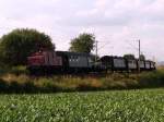 Zwei Versionen dieses Bildes. Die Rckfahrt der 70 083 mit der  berraschung des Tages  169 005 (Version beabeitet vom Mir) (Foto entstand am 18.07.2010 in Kfering)