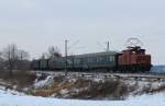 169 005-6 mit einem kurzen Sonderzug auf dem Weg nach Prien.