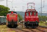 294 873-5 und E 69 03 am 14.06.2014 im DB Museum Koblenz Lützel.