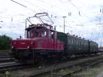 Die E69 03 am 14.06.2014 während der Fahrzeugparade beim Sommerfest im Museum Koblenz Lützel.