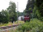 169 005 und 70 083 pendelten am 19.07.15 von Dachau zum Magdalenenmarkt in Altomünster.