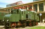 E 71 28 als rollfhige Museumslok am 30.5.1979 im AW Mnchen-Freimann.