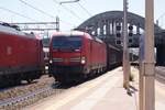 milano Rogoredo station, 29 lug 2019. locomotive db 191.018 meet the db 483.105