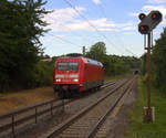 101 003-2 DB kommt als Lokzug aus Köln-Hbf nach Aachen-Hbf  und kommt aus Richtung