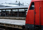 Ein Regentag am Münchner Hauptbahnhof. (04.01.2018)