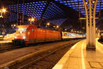 101 120 am EC8 in Köln Hbf am 25.11.2018