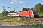 Am Abend des 1.7.2019 durchfährt der IC 2223 Rheydt Hbf gen Aachen Hbf von der 101 041-2 gezogen.