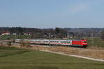 101 004 am 31. März 2021 bei Bernau am Chiemsee.