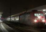 101 122 mit EC 114  Wrthersee  von Klagenfurt nach Dortmund am 17-11-07 in Mannheim HBF.