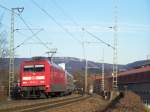 101 121-2 ist mit einem InterCity auf der Fahrt von Nrnberg Hbf nach Karlsruhe Hbf.