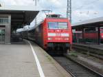 BR 101 090 mit einem IC nach Karlsruhe im Nrnberger Hbf 2007.